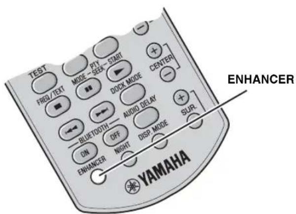 YAMAHA YAS81 - Einstellen des Compressed Music Enhancer - 1
