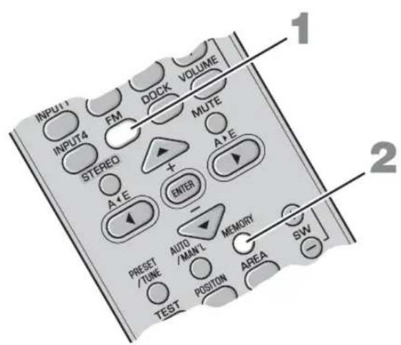 YAMAHA YAS81 - ■Presintonización automática de emisoras - 1