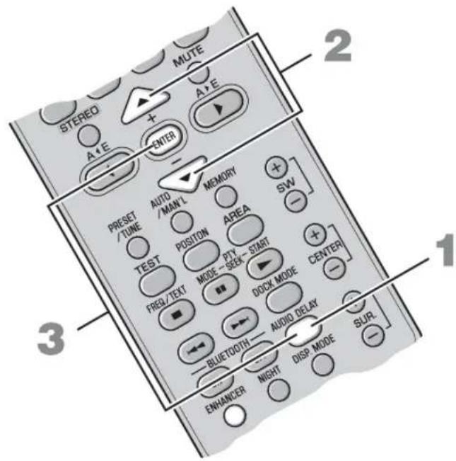 YAMAHA YAS81 - REGOLAZIONE DEL RITARDO AUDIO - 1