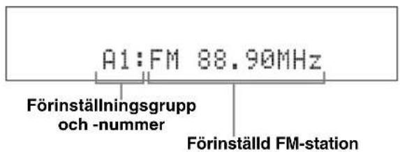 YAMAHA YAS81 - Aterkalla forinstallda stationer - 2