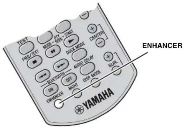 YAMAHA YAS81 - De versterker voor gecomprimeerde muziek instellen - 1