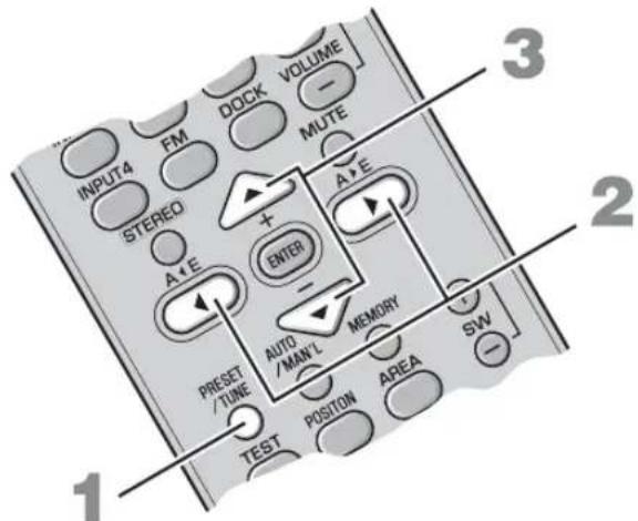 YAMAHA YAS81 - Recalling the preset stations - 1