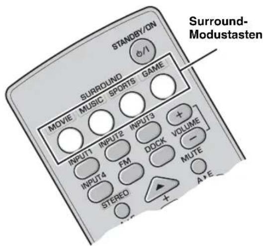 YAMAHA YAS81 - Anhören des Surround-Modus von AIR SURROUND XTREME - 1