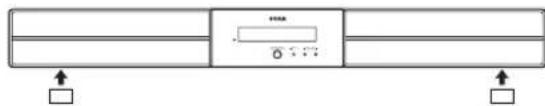 YAMAHA YAS81 - Placing the center system beneath/under a TV - 3
