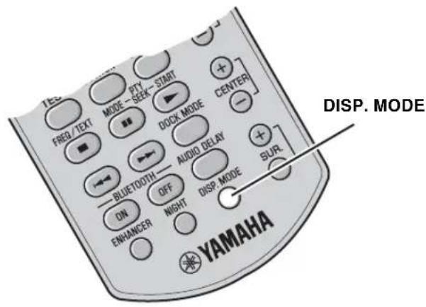 YAMAHA YAS81 - DE HELDERHEID VAN HET VOORPANEELSCHERM WIJZIGEN - 1