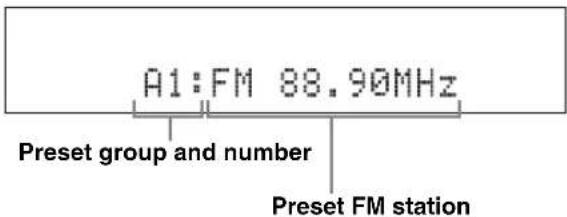 YAMAHA YAS81 - Recalling the preset stations - 2