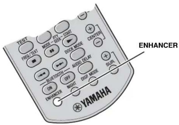 YAMAHA YAS81 - Ajuste de la funciona de mejora de musica comprimida - 1