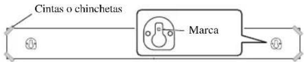YAMAHA YAS81 - ■Fijación del sistema central a una pared - 1