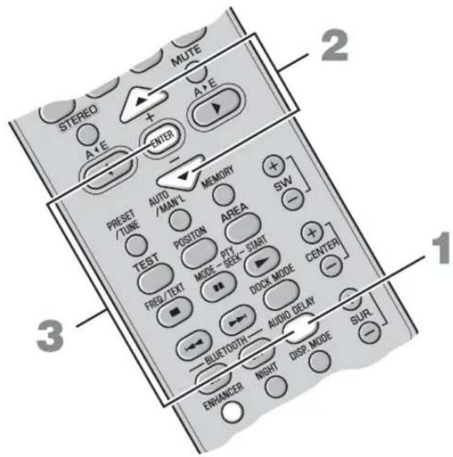 YAMAHA YAS81 - AJUSTE DEL RETARDO DE AUDIO - 1