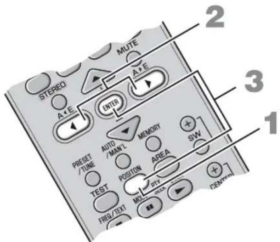 YAMAHA YAS81 - Ändern des optimalen Hörbereichs von Seite zu Seite - 1