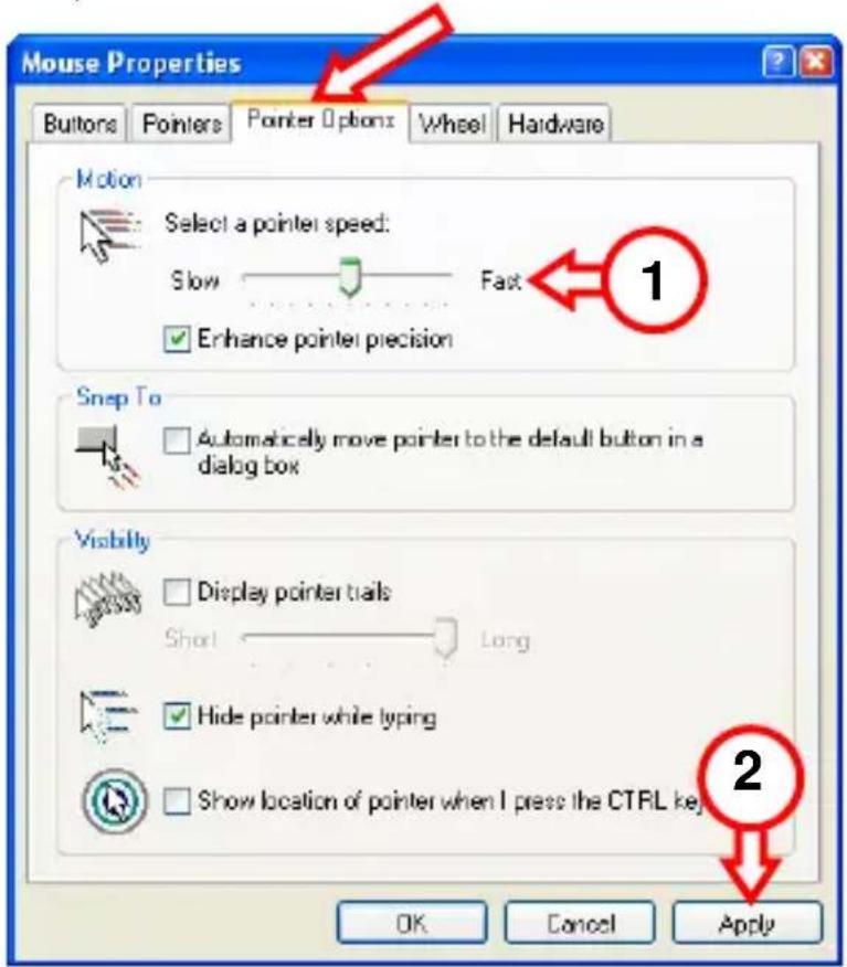 CONCEPTRONIC Lounge’n’Look - Configuração do ponteiro - 1