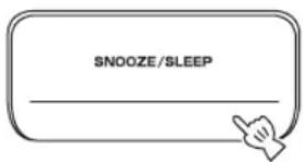 YAMAHA TSX130 - Houd SNOOZE/SLEEP gedurende 2 seconden ingedrukt. - 1