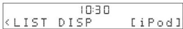 YAMAHA TSX130 - Select LIST DISP from the FUNCTION menu. - 2