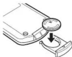 YAMAHA TSX130 - ■Ersetzen der Fernbedienungsbattery - 3