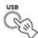 YAMAHA TSX130 - Välj USB. - 1