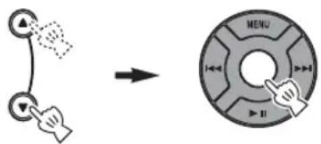 YAMAHA TSX130 - Sélectionnez chaque paramètre avec MENU ▲/▼ et confirmez avec Centre. - 1
