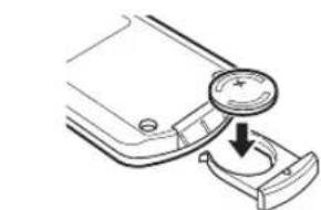 YAMAHA TSX130 - Sostituzione della batteria del telecomando - 3