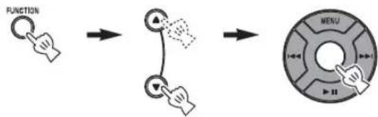 YAMAHA TSX130 - 1Bo BpeMa npema FM BbIbepuTe PTY SEEK B MeHIO FUNCTION. - 1