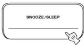 YAMAHA TSX130 - Haxmnte u ydepknbaiTe KhONky SNOOZE/SLEEP B TeueHne 2 ceKyhd. - 1