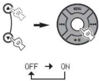 YAMAHA TSX130 - Seleccion y establezca el ajuste que dese. - 1