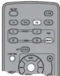 YAMAHA TSX130 - Förinställa radiostationer - 1