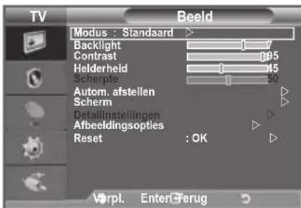 SAMSUNG LE40A4577C1DXXC - Beeld resetten - 1