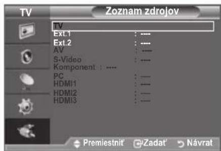 SAMSUNG LE40A4577C1DXXC - Vyber zdroja - 2