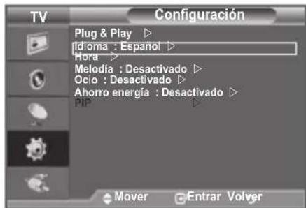 SAMSUNG LE40A4577C1DXXC - Elección del idioma - 1