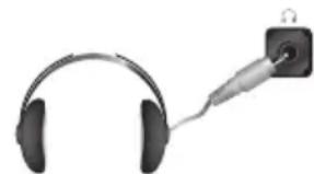 SAMSUNG LE40A4577C1DXXC - De hoofdtelefoon aansluiten (apart verkrijgbaar) - 1