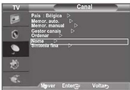 SAMSUNG LE40A4577C1DXXC - Atribuir nomes a canais - 1