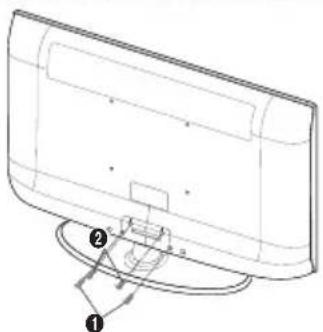 SAMSUNG LE40A4577C1DXXC - Instalowanie podstawy - 2