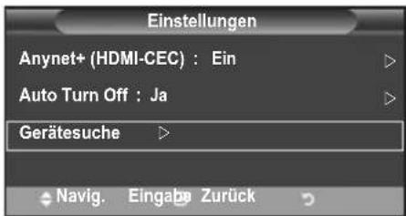 SAMSUNG LE40A4577C1DXXC - Suchen von Anynet-Geräten und Umschalten zwischen diesen Geräten - 2