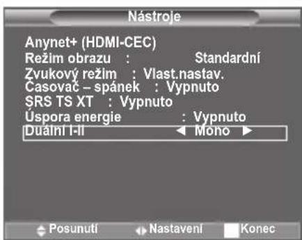 SAMSUNG LE40A4577C1DXXC - Vyber zvukového režimu - 1