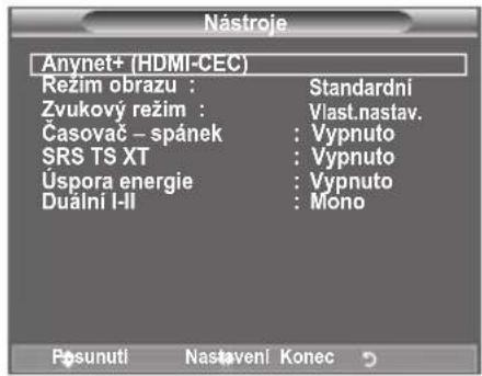 SAMSUNG LE40A4577C1DXXC - Použiti funkce Anynet+ - 1