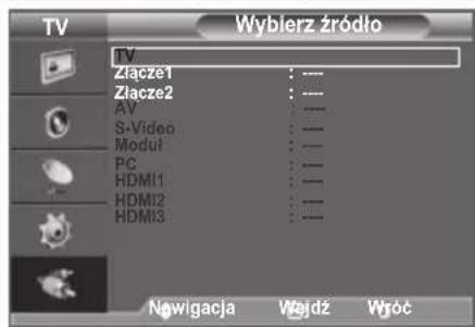 SAMSUNG LE40A4577C1DXXC - Wybieranie zródla - 2