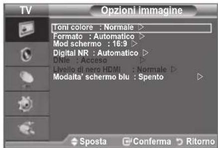 SAMSUNG LE40A4577C1DXXC - Configurazione di Opzioni imagine - 2