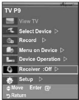 SAMSUNG LE40A4577C1DXXC - Listening through a Receiver - 1