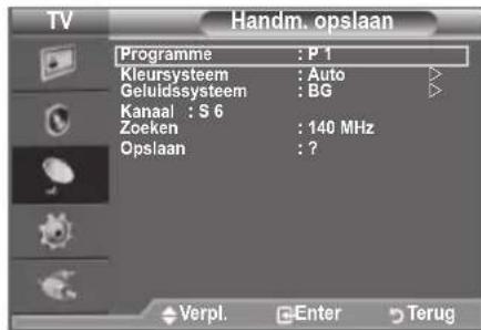 SAMSUNG LE40A4577C1DXXC - Kanalen handmatig opslaan - 2