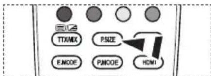 SAMSUNG LE40A4577C1DXXC - Size: Auto Wide/16:9/Wide Zoom/Zoom/4:3/Just Scan - 1