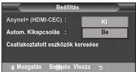 SAMSUNG LE40A4577C1DXXC - Az Anynet+ funkció használata - 3