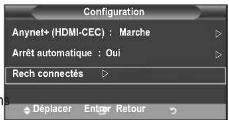 SAMSUNG LE40A4577C1DXXC - Recherche d'appareils Anynet+ et basculement entre des apparéils - 2