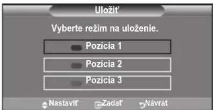 SAMSUNG LE40A4577C1DXXC - Zapamātanie pozécie - 3