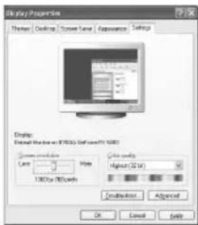 SAMSUNG LE40A4577C1DXXC - Nastavitev programske opreme PC-ja (na osnovi Windows XP) - 1