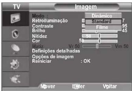 SAMSUNG LE40A4577C1DXXC - Alterar o padrão de imagem - 2