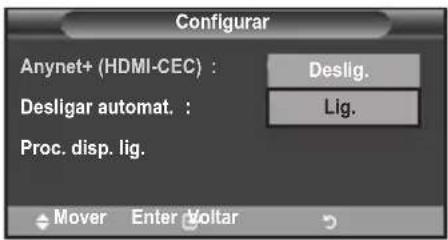 SAMSUNG LE40A4577C1DXXC - Utilizar a funcao Anynet+ - 3