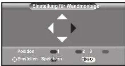 SAMSUNG LE40A4577C1DXXC - Abspeichern der Position - 1