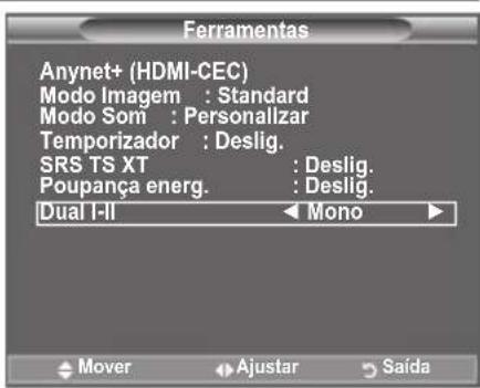 SAMSUNG LE40A4577C1DXXC - Seleccionar o modo de som - 1