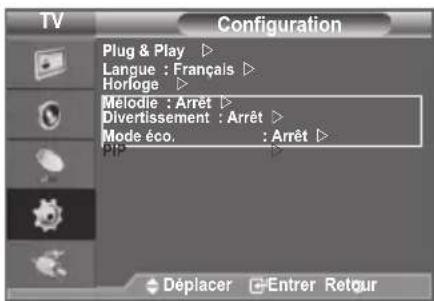 SAMSUNG LE40A4577C1DXXC - Mélodie / Divertissement / Mode éco. - 1