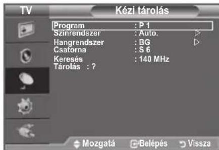 SAMSUNG LE40A4577C1DXXC - > Csatornamod - 2