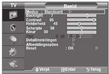 SAMSUNG LE40A4577C1DXXC - Weergave van de menu's - 1